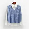 Women'S Fall and Winter Sleeveless Knitted Sweater Vest Coat Undershirt / No Shirt