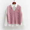 Women'S Fall and Winter Sleeveless Knitted Sweater Vest Coat Undershirt / No Shirt