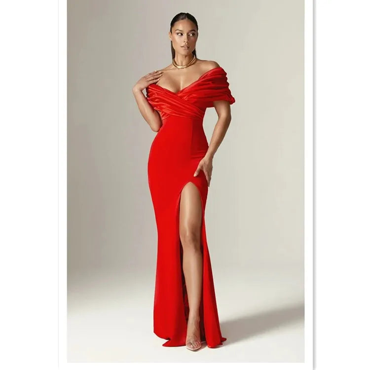 Top Quality Sexy Celebrity Night Club Runway Party Women's Evening Dress