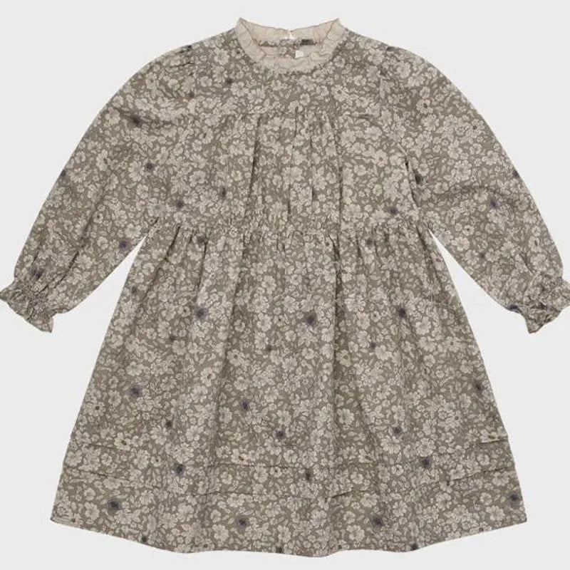 Lou 2025 Autumn Kids Blouse Tee Warm Knit Sweaters Cardigan Winter Down Coat Outwear Floral Girl Skirt Dress Child Pant Cloth