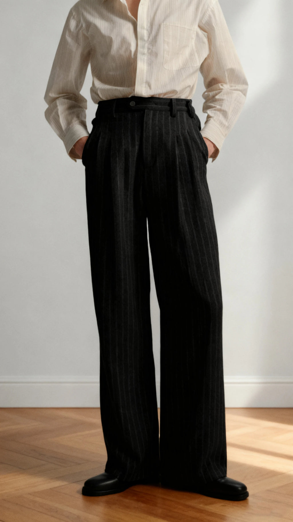 Boutique Fashion Solid Color Plaid Striped Men's Casual Business Office Formal Casual Suit Pants Groom's Wedding Dress Trousers