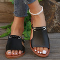 Women Flat Casual Slippers Summer 2024 New Woman Fashion Dress Sandals Beach Bohemian Shoes Femme Home Slides