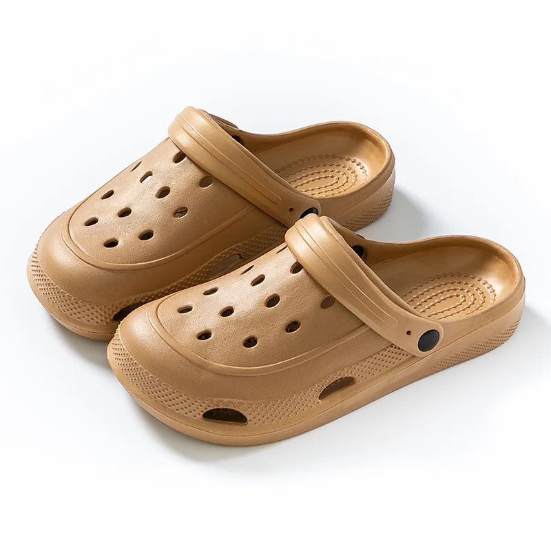 Men's Sandals Women Home Slippers Summer Garden Clogs Shoes Outdoor Man Beach Slipper Waterproof Sandal Soft Casual Non Slip