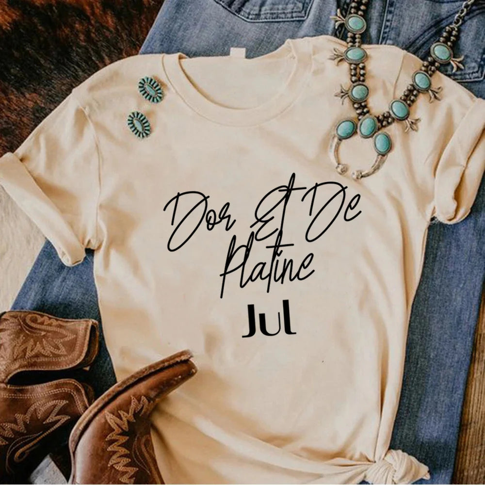 Jul t shirt women summer top female anime clothes