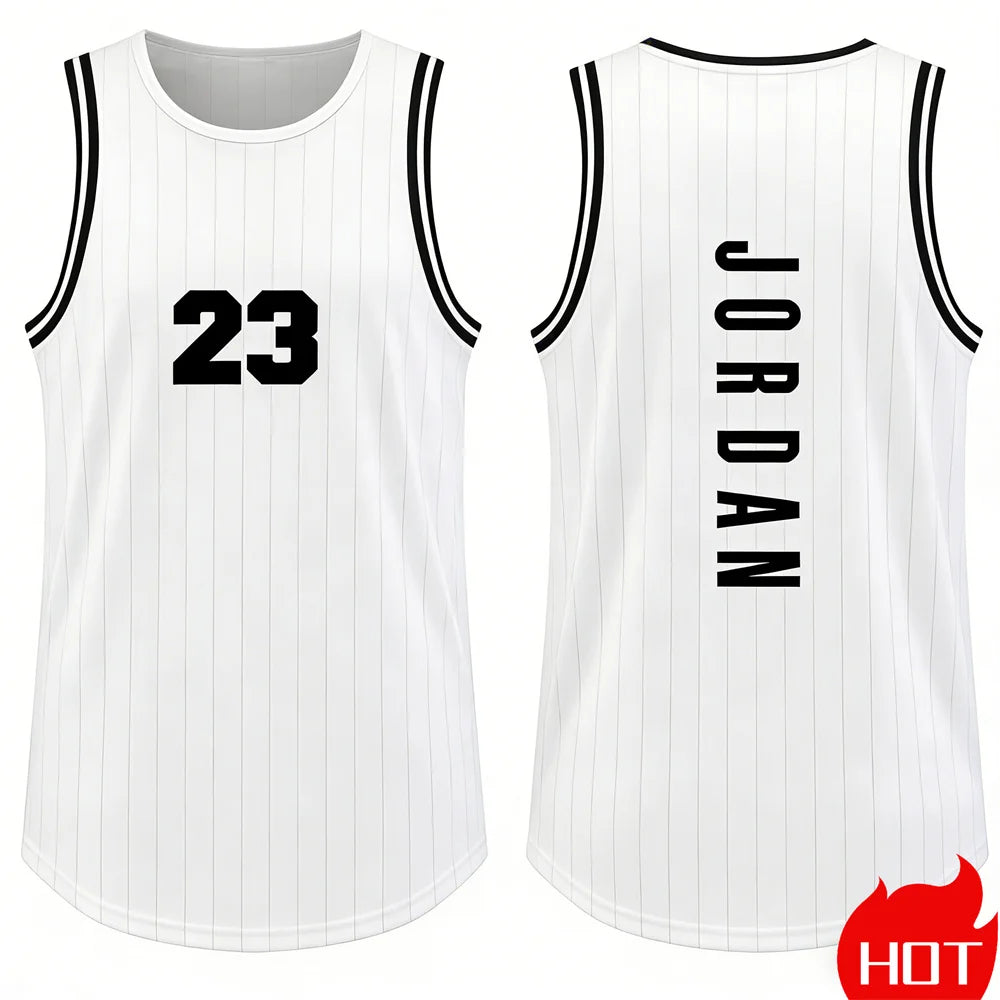 tank tops for man Running man sleeveless top leisure Vest Men Basketball Jersey smiling face graphic tank top man summer clothes