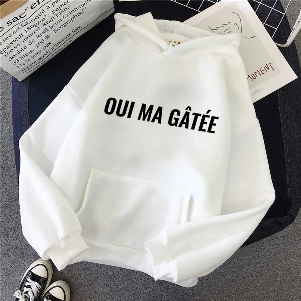 Jul hoodies women graphic Fleece gothic sweat y2k sweater tracksuit women Fleece Hooded Shirt