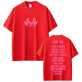 Rapper Jul Love Jul Classic Graphic T-shirts  Women Fashion Hip Hop Short Sleeve Cotton Classic T-shirts Streetwear