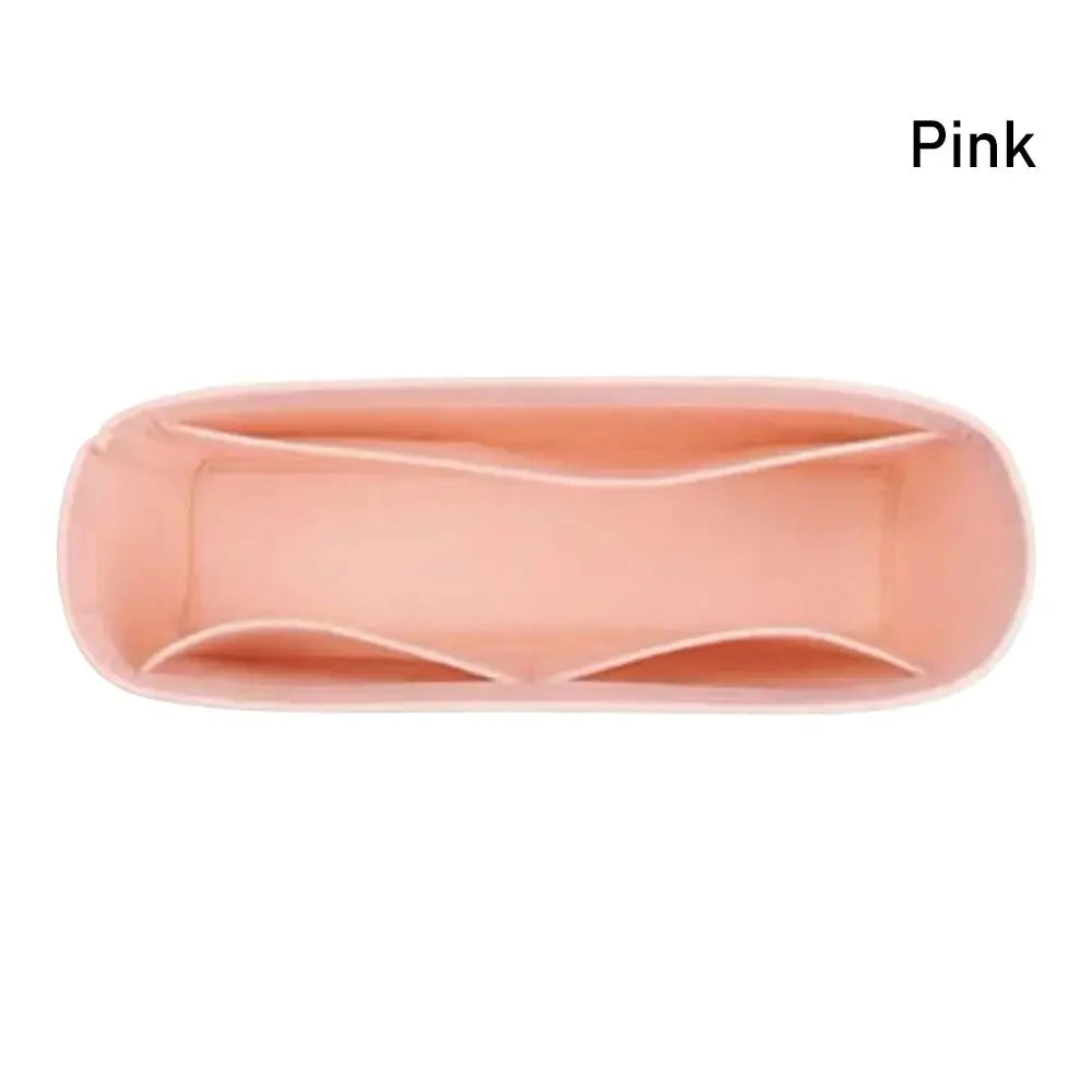 1Pcs Multi-Pocket Bag Organizer for Longchamp Mini Bag Storage Bag The Liner Bag Felt Purse Insert Handbag Liner Bag