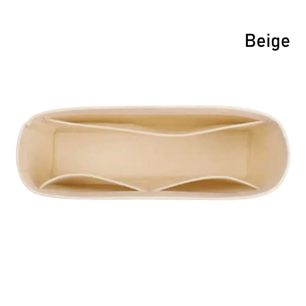 1Pcs Multi-Pocket Bag Organizer for Longchamp Mini Bag Storage Bag The Liner Bag Felt Purse Insert Handbag Liner Bag