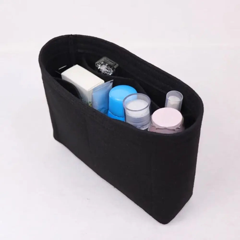 1Pcs Multi-Pocket Bag Organizer for Longchamp Mini Bag Storage Bag The Liner Bag Felt Purse Insert Handbag Liner Bag