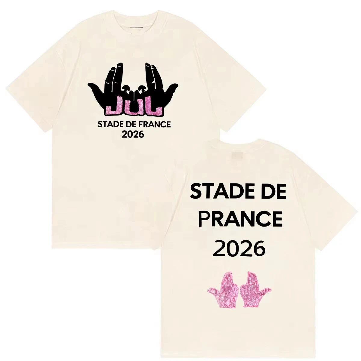 JUL C'est Marseille Bébé Album 2026 Print T Shirts Men Women Clothing Fans Short Sleeve T-shirt Casual pure Cotton Tops Tees
