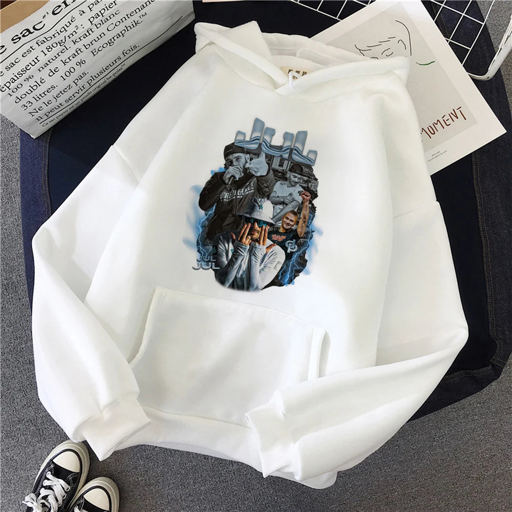 Jul hoodies women graphic Fleece gothic sweat y2k sweater tracksuit women Fleece Hooded Shirt
