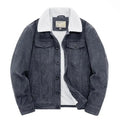 Men's Wear Single Breasted Loose Jacket Men's Corduroy Jacket Coat Winter Jacket Fashion Coat Casual Plush Outfit Winproof Coats