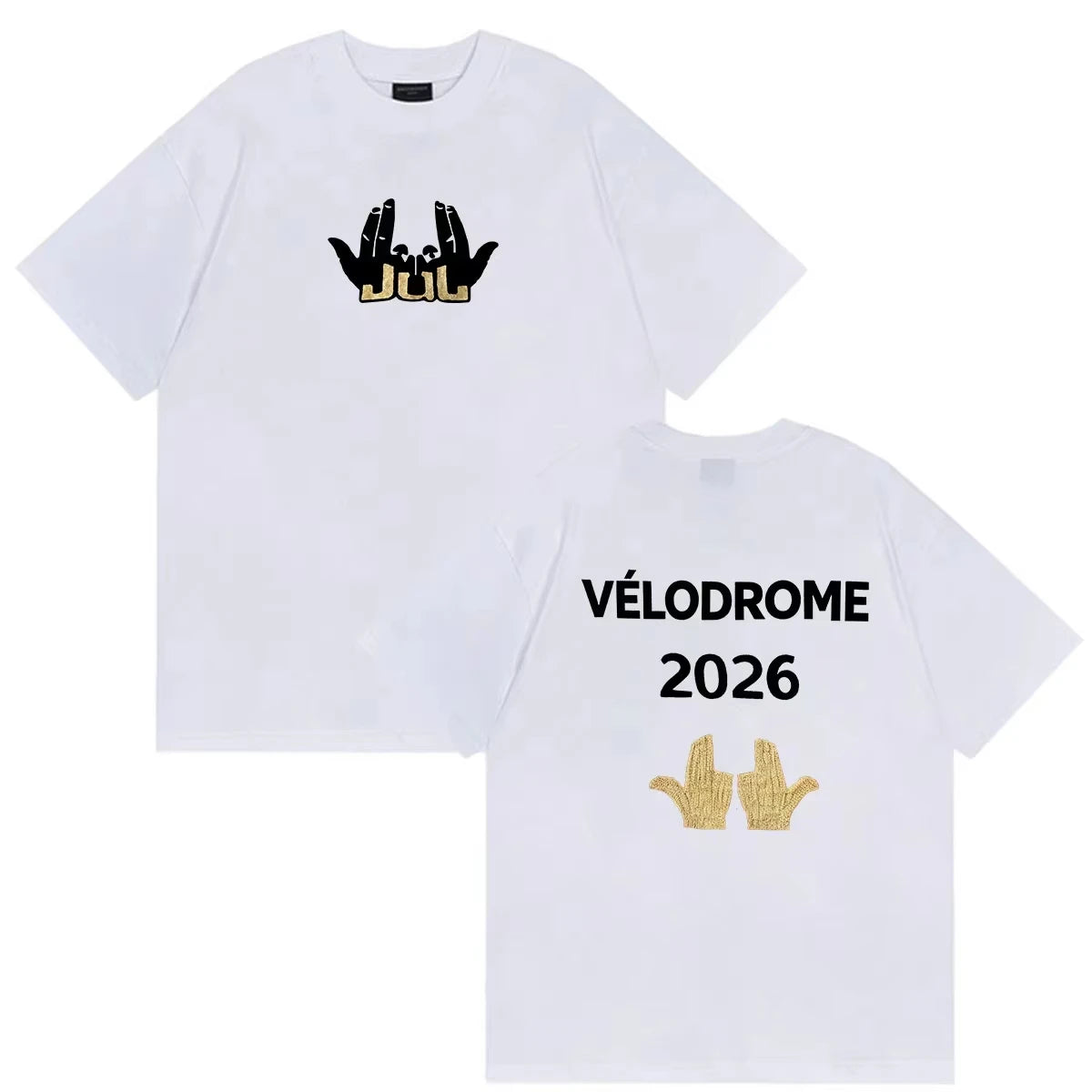 JUL C'est Marseille Bébé Album 2026 Print T Shirts Men Women Clothing Fans Short Sleeve T-shirt Casual pure Cotton Tops Tees