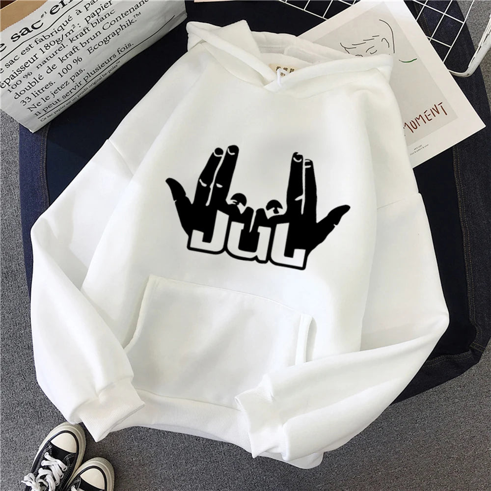 Jul hoodies women graphic Fleece gothic sweat y2k sweater tracksuit women Fleece Hooded Shirt