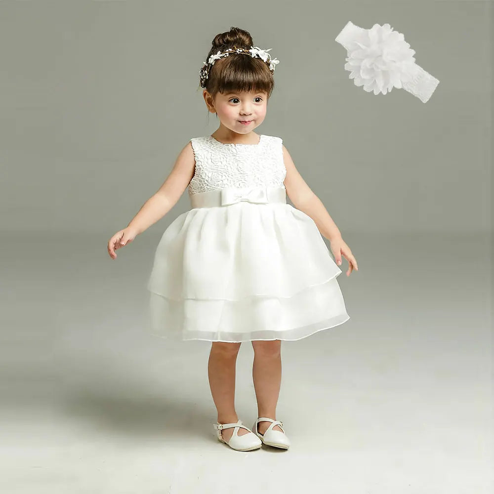 Hetiso Baby Girl Baptism Dress Infant Christening Dresses for Girls 1 first Birthday Party Princess Ball Gown for Wedding 3-24M