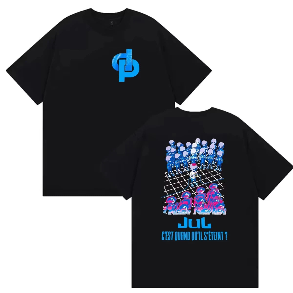 JUL C'est Marseille Bébé Album 2026 Print T Shirts Men Women Clothing Fans Short Sleeve T-shirt Casual pure Cotton Tops Tees