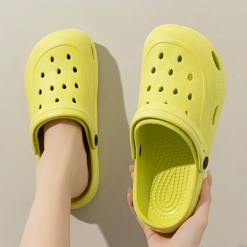 Men's Sandals Women Home Slippers Summer Garden Clogs Shoes Outdoor Man Beach Slipper Waterproof Sandal Soft Casual Non Slip