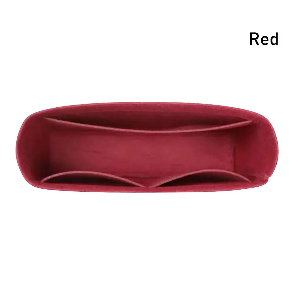 1Pcs Multi-Pocket Bag Organizer for Longchamp Mini Bag Storage Bag The Liner Bag Felt Purse Insert Handbag Liner Bag