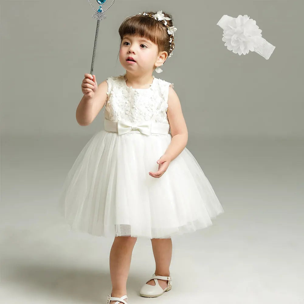 Hetiso Baby Girl Baptism Dress Infant Christening Dresses for Girls 1 first Birthday Party Princess Ball Gown for Wedding 3-24M