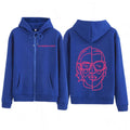Le Monde Chico Zipper Hoodies French Rapper PNL Album Graphic Zip Up Hooded Sweatshirts Men Women Hip Hop Long Sleeve Pullovers