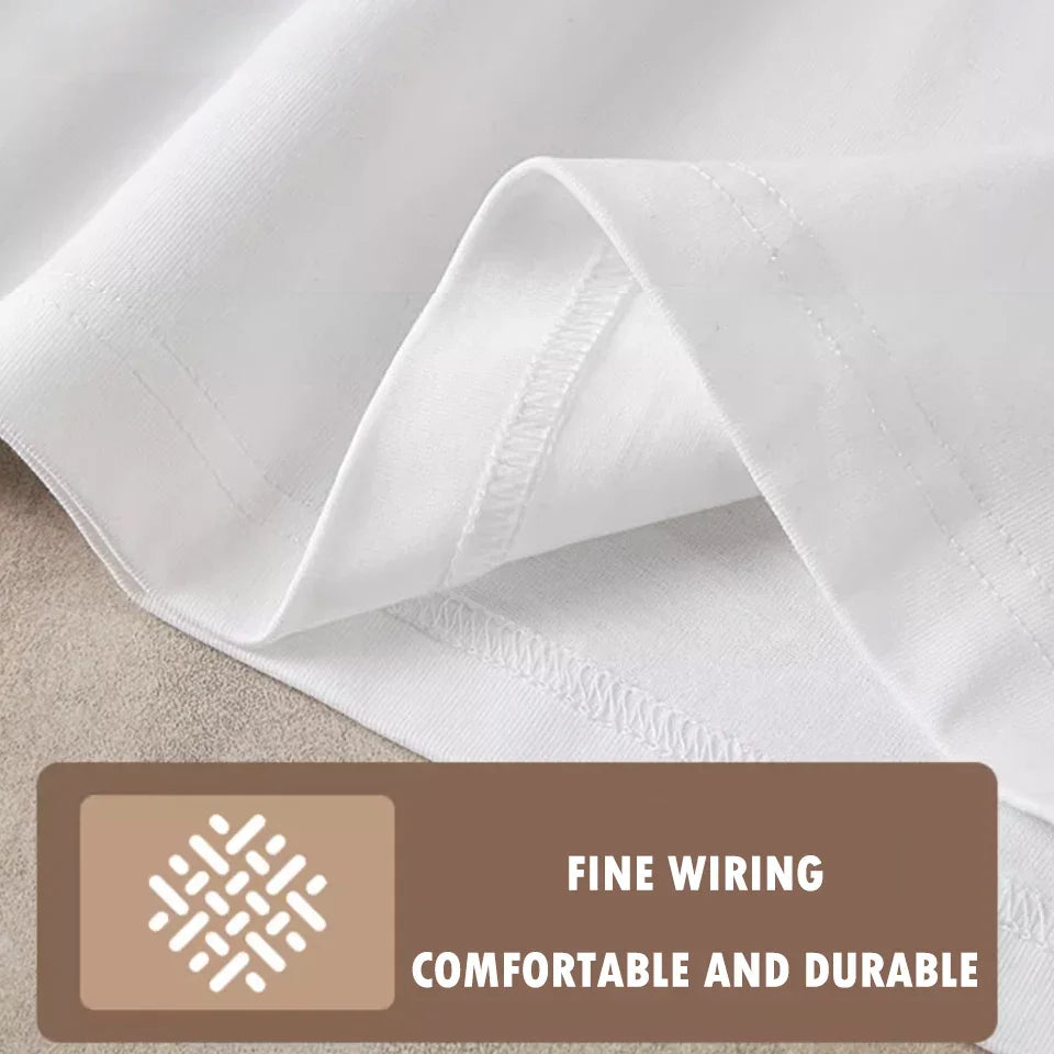 100% Pure Cotton Men T-shirt High End Brand Summer Breathable Short Sleeve Round Neck Casual Fashion Tops Tees