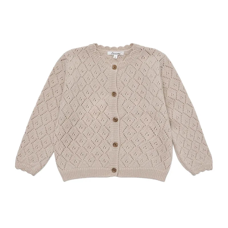Lou 2025 Autumn Kids Blouse Tee Warm Knit Sweaters Cardigan Winter Down Coat Outwear Floral Girl Skirt Dress Child Pant Cloth