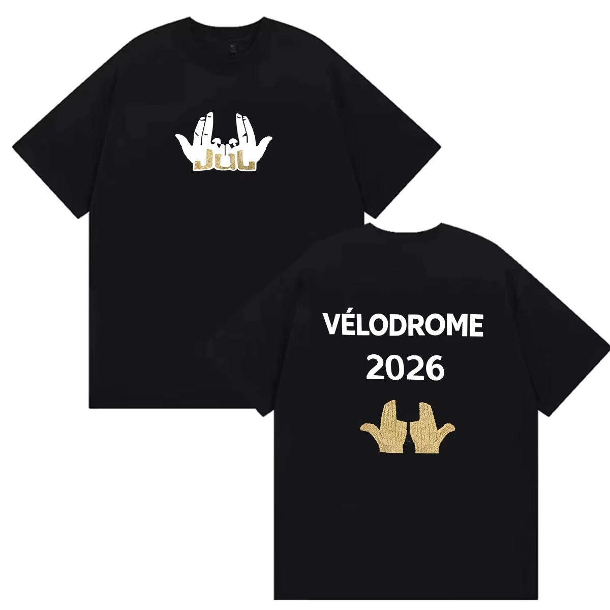 JUL C'est Marseille Bébé Album 2026 Print T Shirts Men Women Clothing Fans Short Sleeve T-shirt Casual pure Cotton Tops Tees