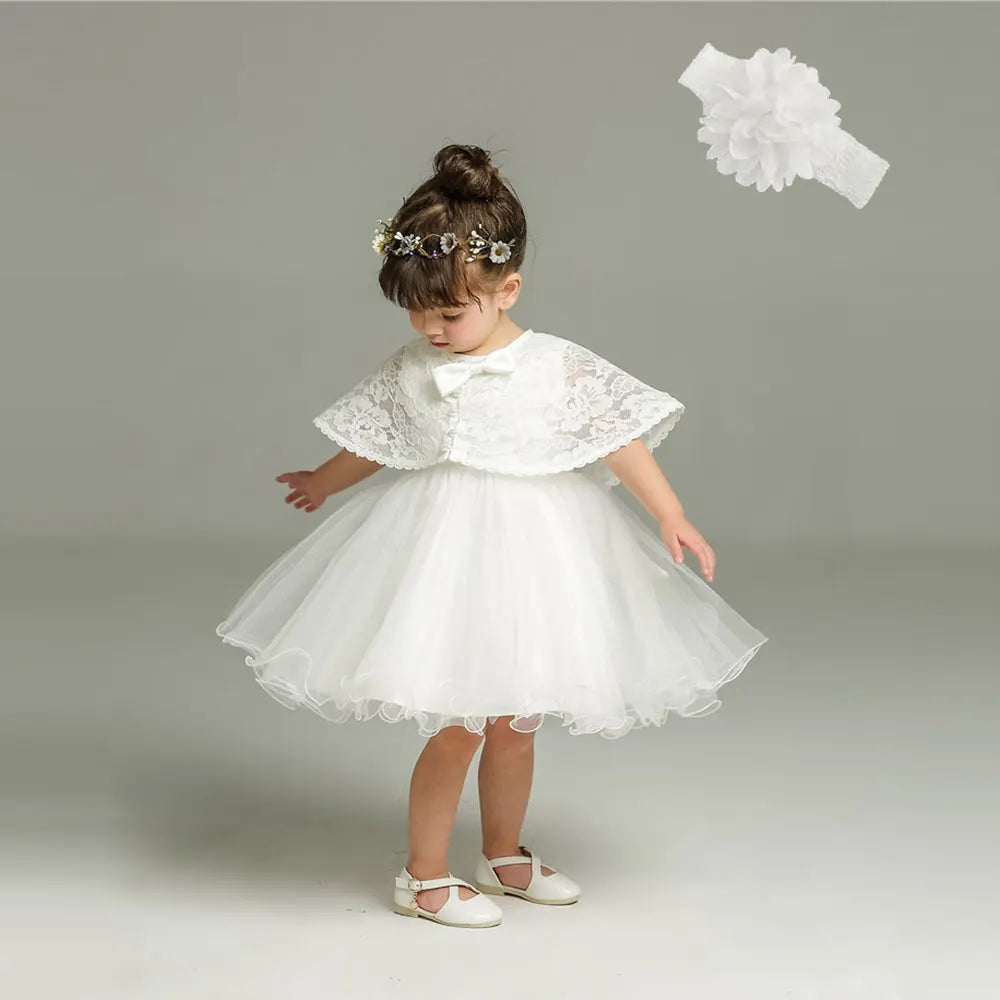 Hetiso Baby Girl Baptism Dress Infant Christening Dresses for Girls 1 first Birthday Party Princess Ball Gown for Wedding 3-24M