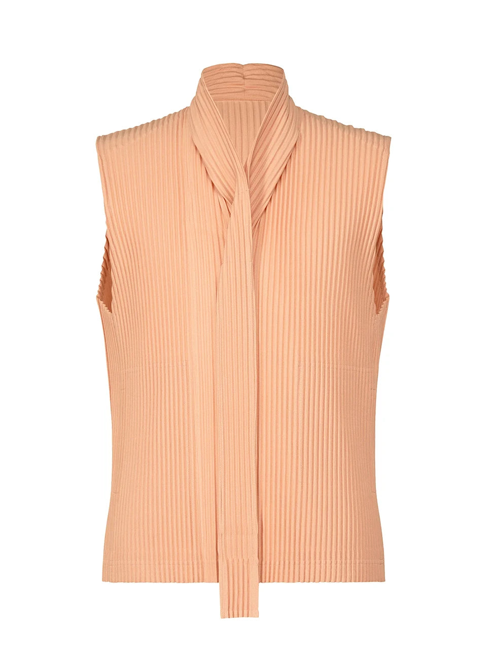Miyake Pleated Homme Plisse Tie collar Tops