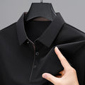 BROWON New Collection 2026 Golf Shirts Mens Short Sleeve Solid Color Turn Down Collar Business Plain Shirt for Man