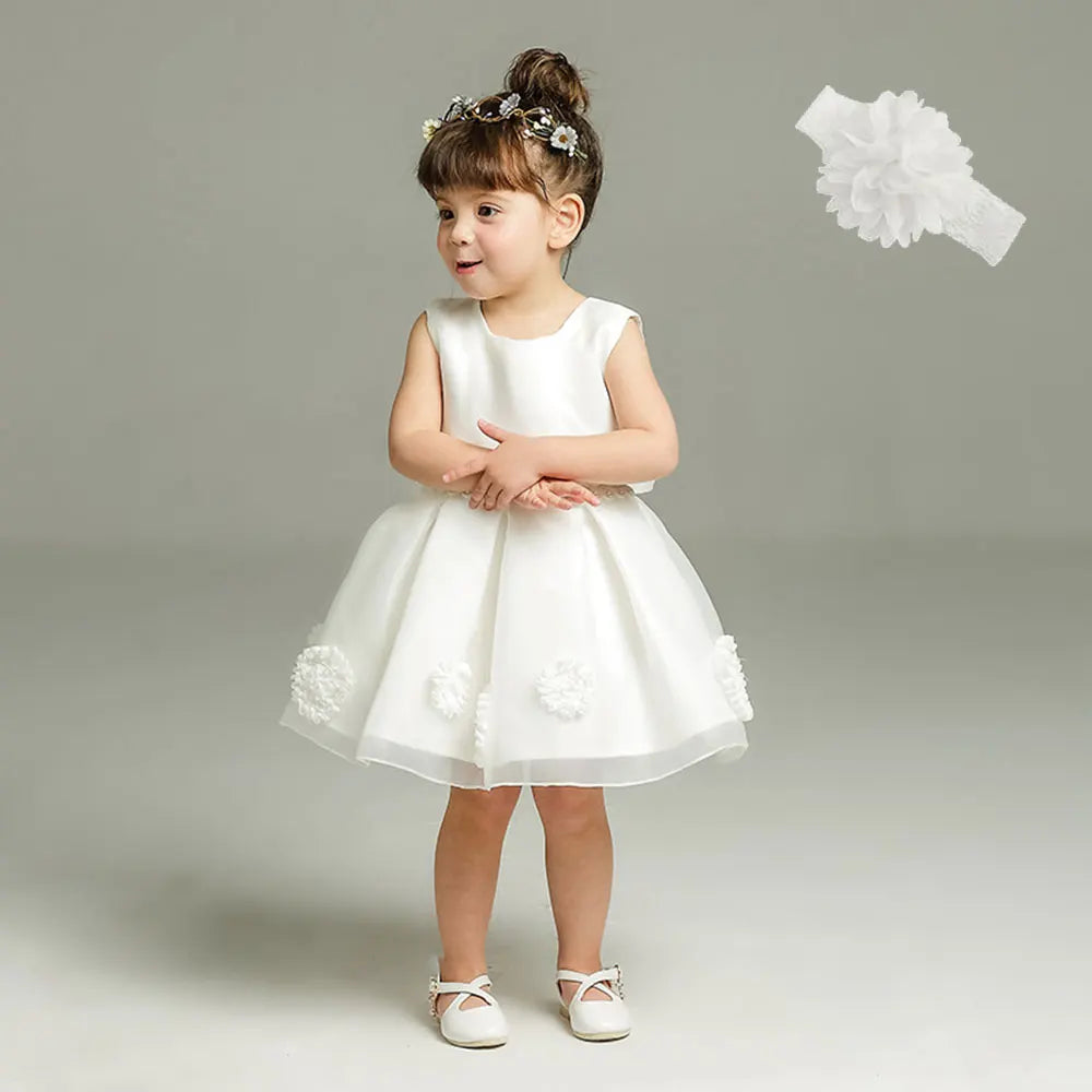 Hetiso Baby Girl Baptism Dress Infant Christening Dresses for Girls 1 first Birthday Party Princess Ball Gown for Wedding 3-24M