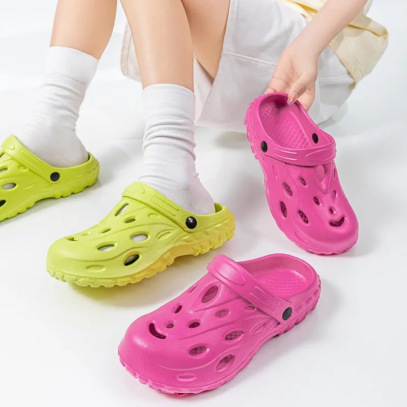 Men's Sandals Women Home Slippers Summer Garden Clogs Shoes Outdoor Man Beach Slipper Waterproof Sandal Soft Casual Non Slip