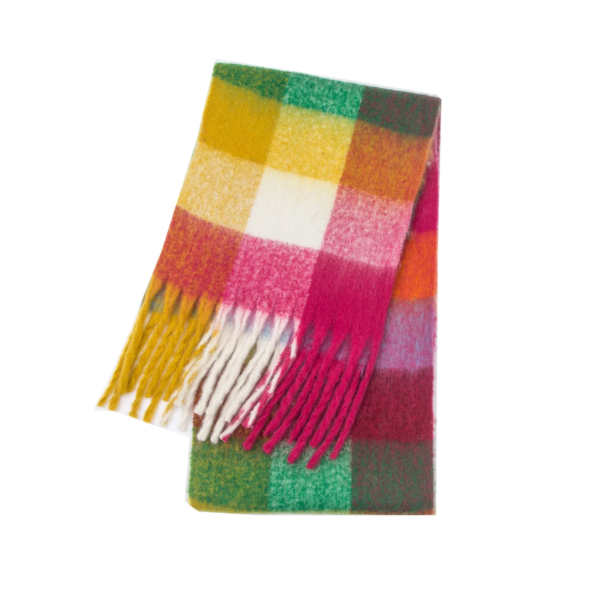NEW Luxury Winter Thick Warm Scarf Women Cashmere Shawl and Wraps Pashmina Neckerchief Bufanda Female Long Tessel Echarpe 2024