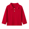 1/2/3 Pcs Children's Solid Color POLO Shirt Boy Handsome Fashion Sports T-shirt Girl Lapel Casual And Comfortable Short Sleeves