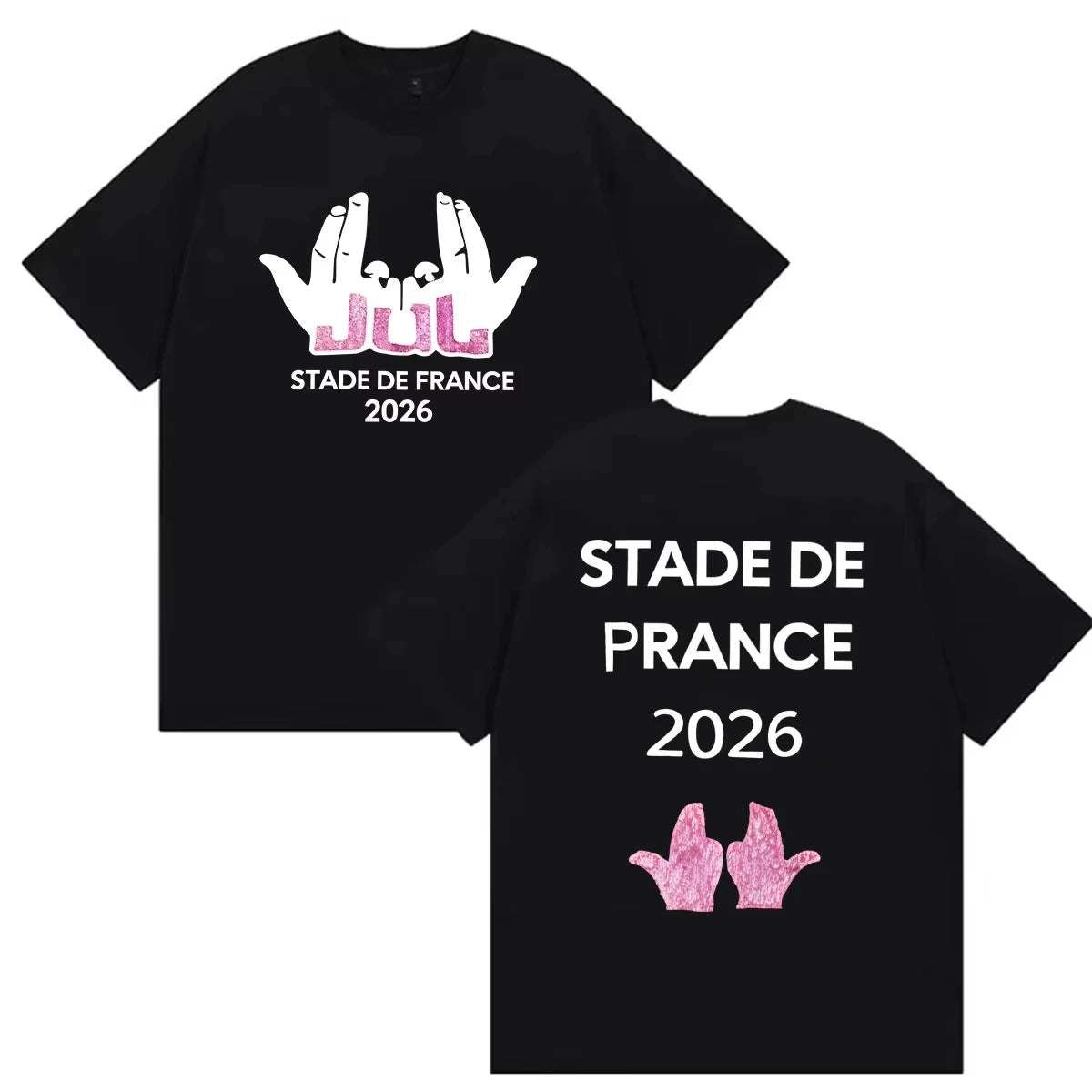 JUL C'est Marseille Bébé Album 2026 Print T Shirts Men Women Clothing Fans Short Sleeve T-shirt Casual pure Cotton Tops Tees