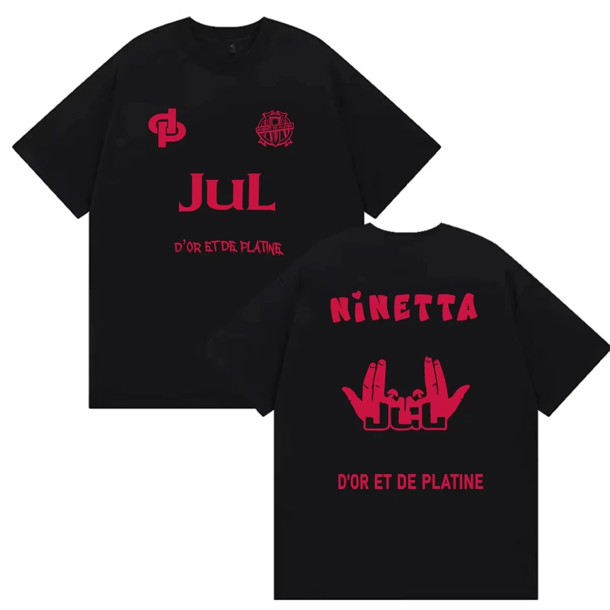 JUL C'est Marseille Bébé Album 2026 Print T Shirts Men Women Clothing Fans Short Sleeve T-shirt Casual pure Cotton Tops Tees