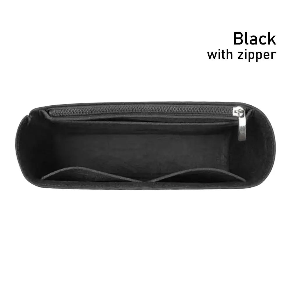 1Pcs Multi-Pocket Bag Organizer for Longchamp Mini Bag Storage Bag The Liner Bag Felt Purse Insert Handbag Liner Bag