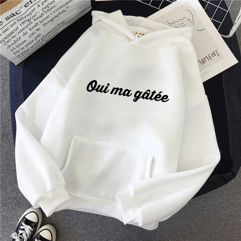 Jul hoodies women graphic Fleece gothic sweat y2k sweater tracksuit women Fleece Hooded Shirt