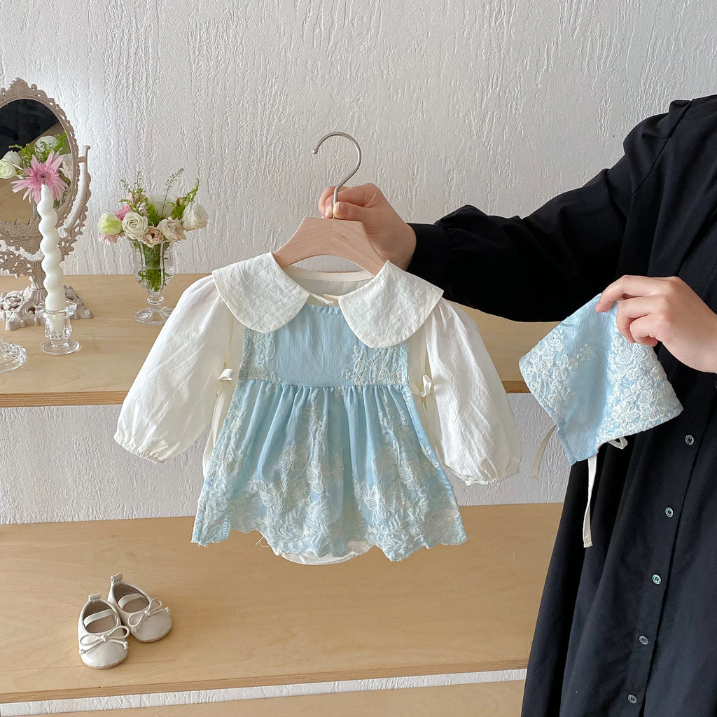 Autumn 2025 collection: Baby one-piece suit, stylish baby girl flatbed suit, princess set, crawling suit, and three-piece set fo