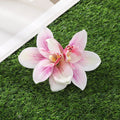 Orchid Flowers Hair Clips Bohemian Small Hairpin Bridal Barrette Beach Wedding Flower Women Holiday Hair Clip Hair Accessories