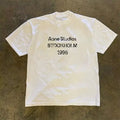 Summer Fashion Trend Luxury Brand Letter Printed T-shirt Men's and Women's Cotton T-shirt Short Sleeved T-shirt Unisex Top